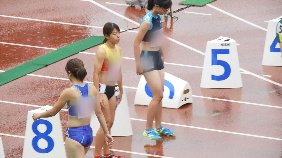 【動画】No.066 某地区陸上競技記録会 100m＆400m マイナー国公立大学ユニフォーム2校を撮影 gallery photo 1