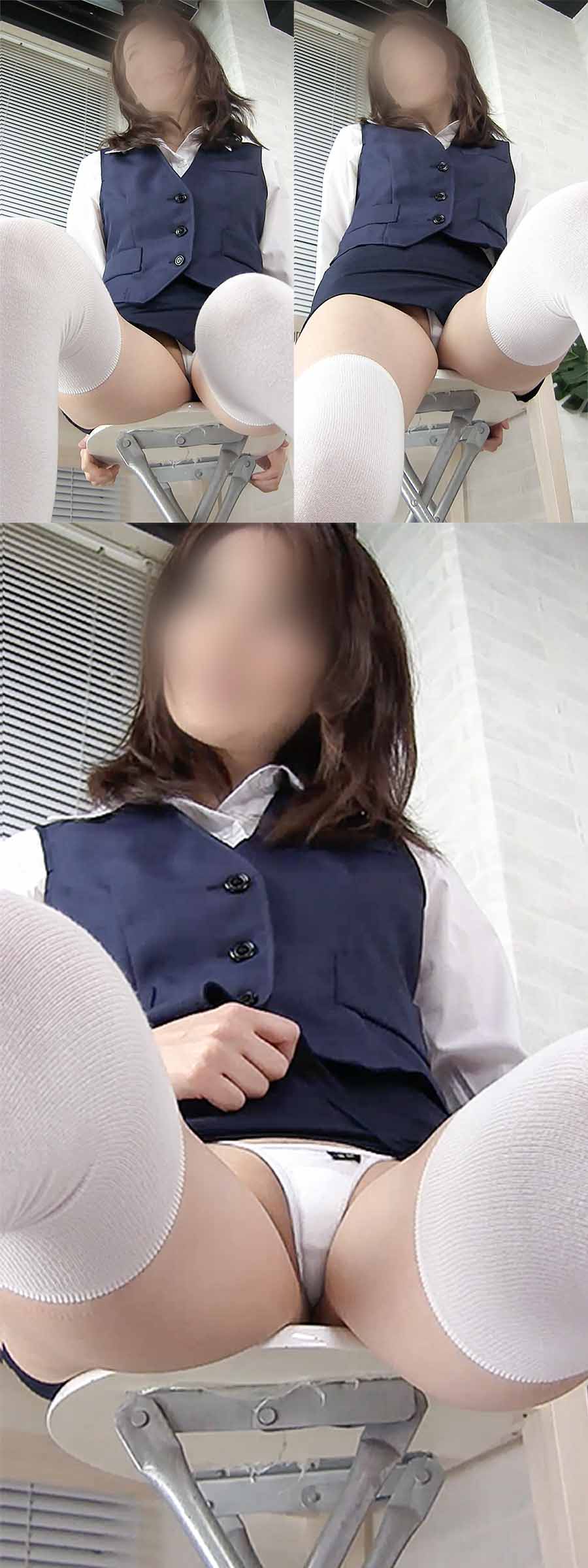 【フェチ動画】内●恭子似の純白のTバックパンティの股間の膨らみ見せつける身長170cmオーバーの大手銀行勤務のお姉さん vol2 gallery photo 1