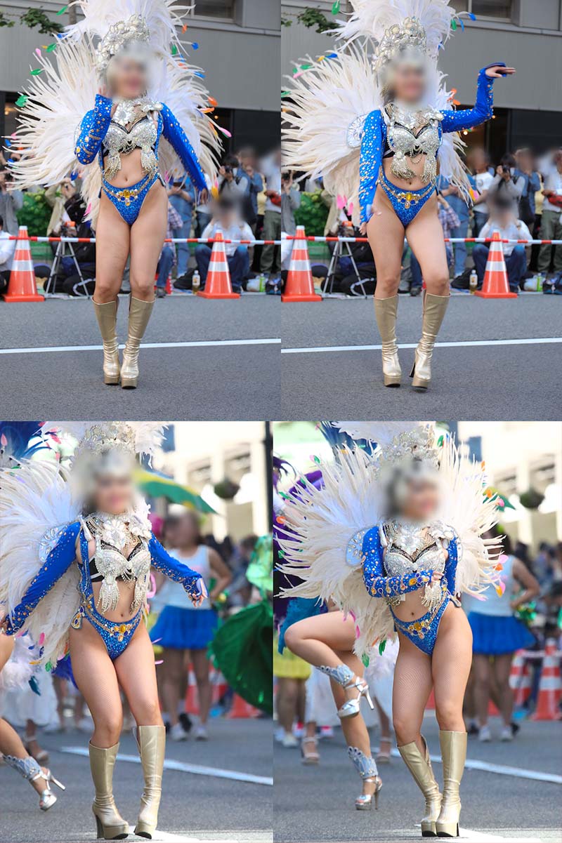 【写真】大幅値引き！！！ 青ハイレグ衣装にエレガントな微笑！ ムッチリ美尻美脚 蒼穹の青太后 超盛り300枚！ vol.1