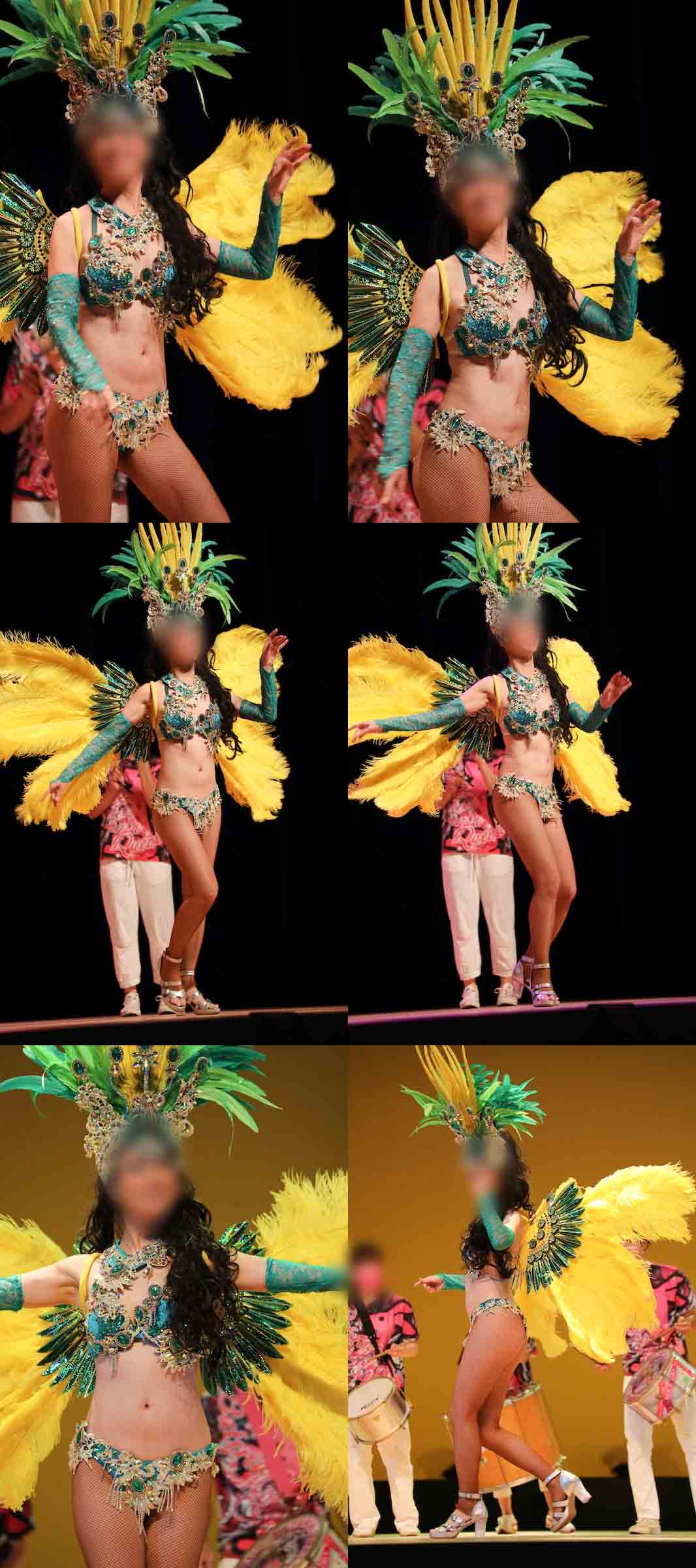 【写真】健康的なボディとスマイルが弾ける女性の色気ムンムンのカナリアダンサー 高画質142枚