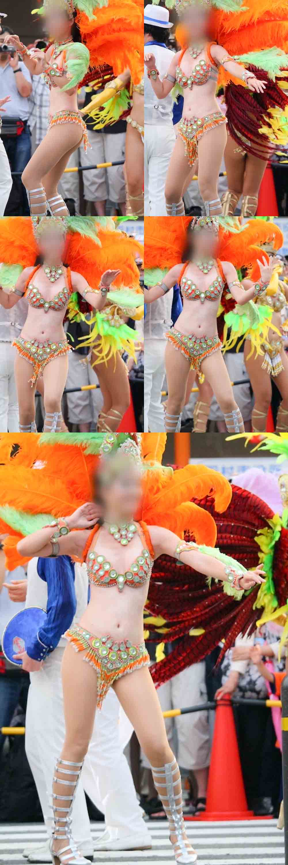 【写真】 ミス日本級の女神の微笑！長身で上品な顔立ちのオレンジタンガのスレンダー美女ダンサー　超盛り252枚！ gallery photo 6