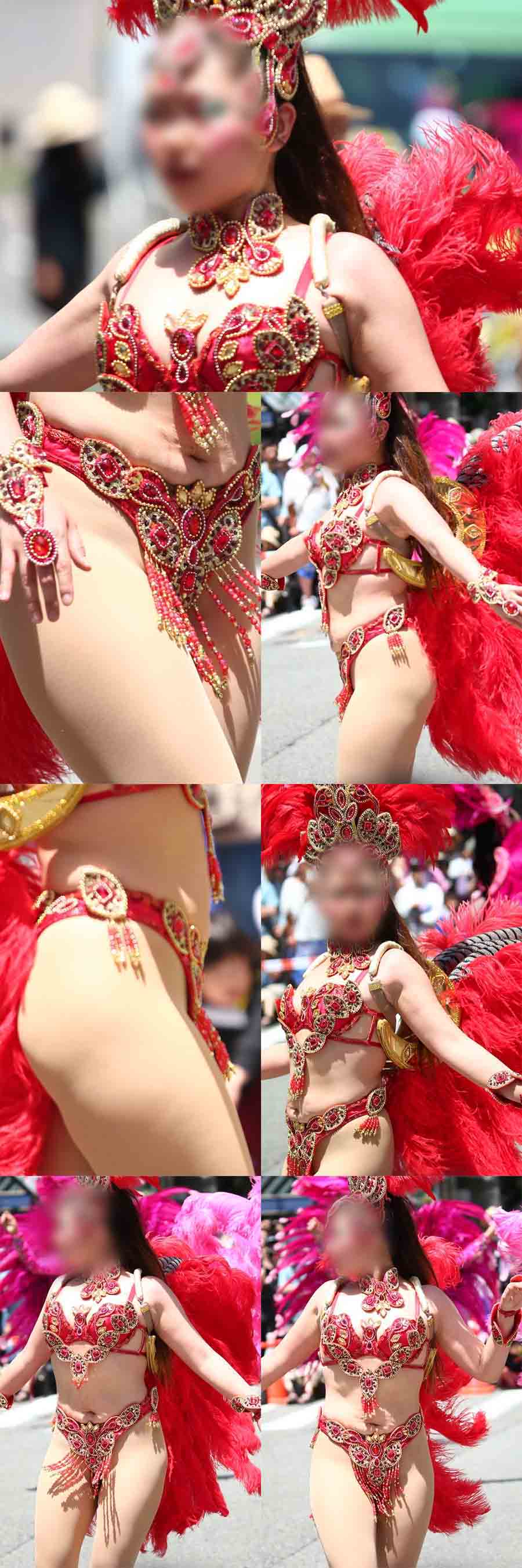 【写真】神戸の青姫の再来！？赤タンガにムッチリモチ肌にヒップとバストが揺れる美●女アイドルダンサー gallery photo 1