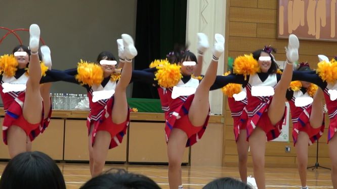 地元祭で演技　Kチア応援ダンス！！