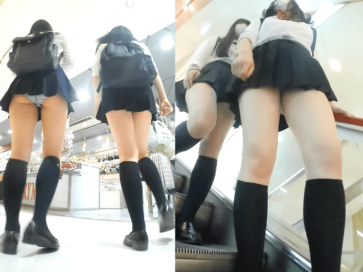 【10分超】紺ハイソ制服ちゃんのWパンチュで搾り取ろう/Part1 gallery photo 3