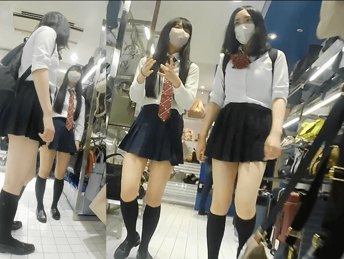 【10分超】紺ハイソ制服ちゃんのWパンチュで搾り取ろう/Part1 gallery photo 2