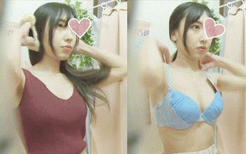 清楚なでぃ~娘の… 垂れ気味なDカップ 僕のお店の試着室357