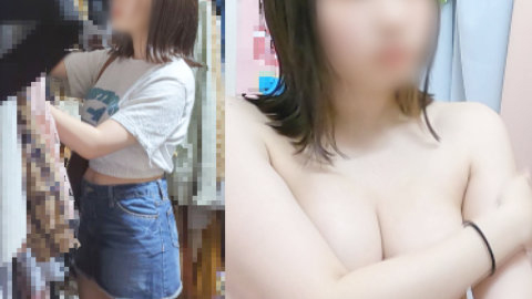 思わずモミモミしたくなる　　もち肌もち胸のゆるかわ無防備娘　　僕のお店の試着室462