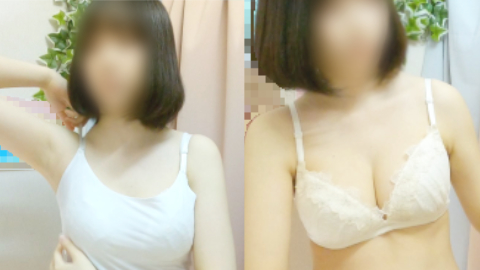 思わず触れたくなるお椀型おっぱい！　　もちふわ美肌のアンニュイ女子　　僕のお店の試着室503