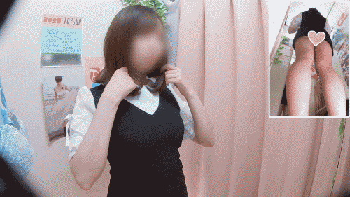 kawaiiiiiiiii♡きつね顔美人でぃ～娘ちゃんの上玉おっぱいを余すとこなくいただいちゃいました　僕のお店の試着室617