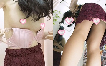 長身スレンダーお姉さんの美脚＆純白パンティーちっさい乳首とブラ試着　僕のお店の試着室123