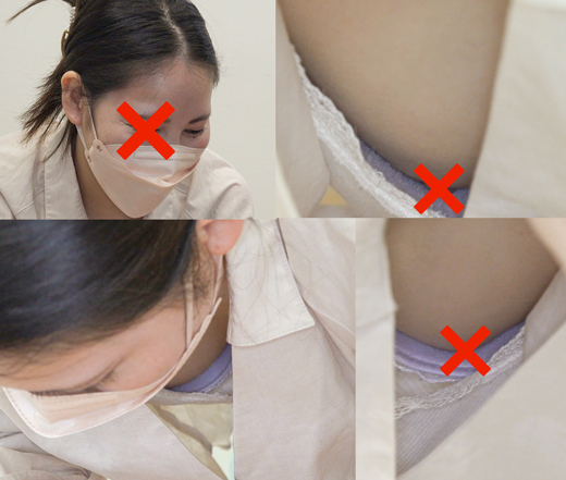 【胸チラ】救命講習㉖　フェロモンむんむん人妻さん乳首が…!!　3名 gallery photo 2