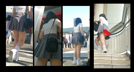 ミニスカート女子を追跡