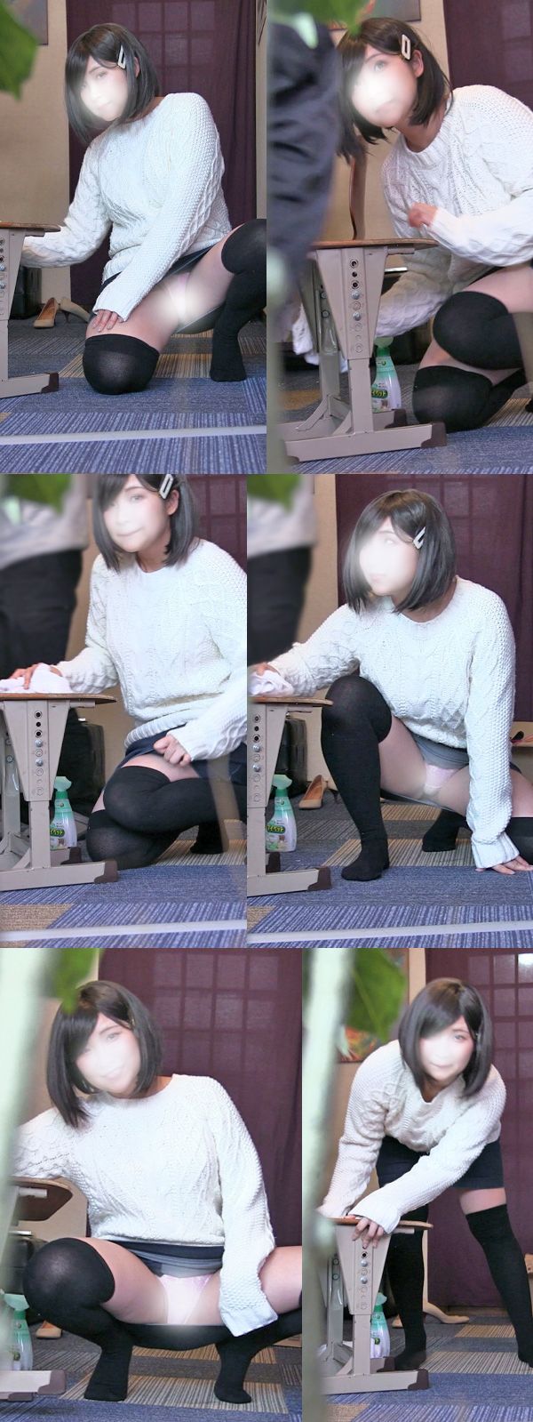 バレちゃった・・・パンティ覗いてたら　前後編セット　私でシコればいいじゃん！ gallery photo 3