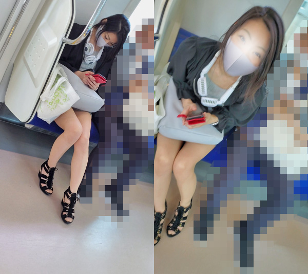 撮影バレ！無言のコミュニケーションでこっそりNTRパンチラ　4K gallery photo 1