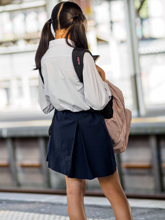 制服女子ひざ裏写真集15