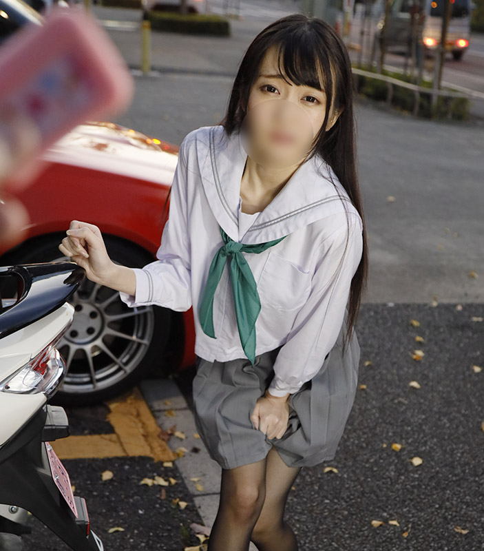 【セーラー服リモバイ】将来の夢はピアニストな華奢ガリ貧乳ロ●ィタびしょうじょに、道路でリモバイ装着させたらガクガク崩れ落ちて腰砕