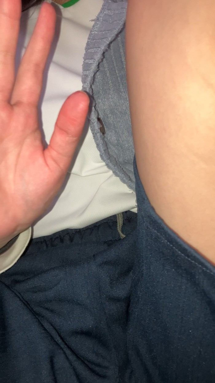 【４K】アプリで知り合ったお姉さん♪体操着に私服ハーパンでオナ♪最後のバイバイが可愛い♪　３７５