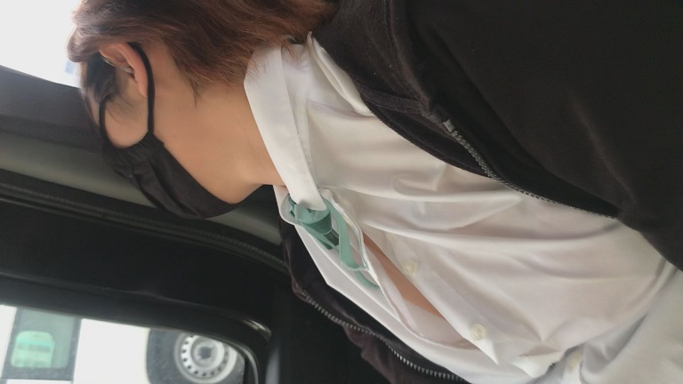 DUCK011 乳首撮り逃げ　車内侵入しておっぱい撮影して起きたので逃げた…