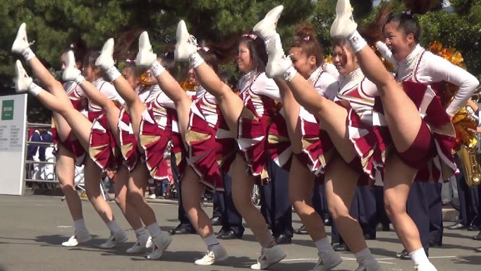 空舞う本格競技チア（年一のインカレイベント）