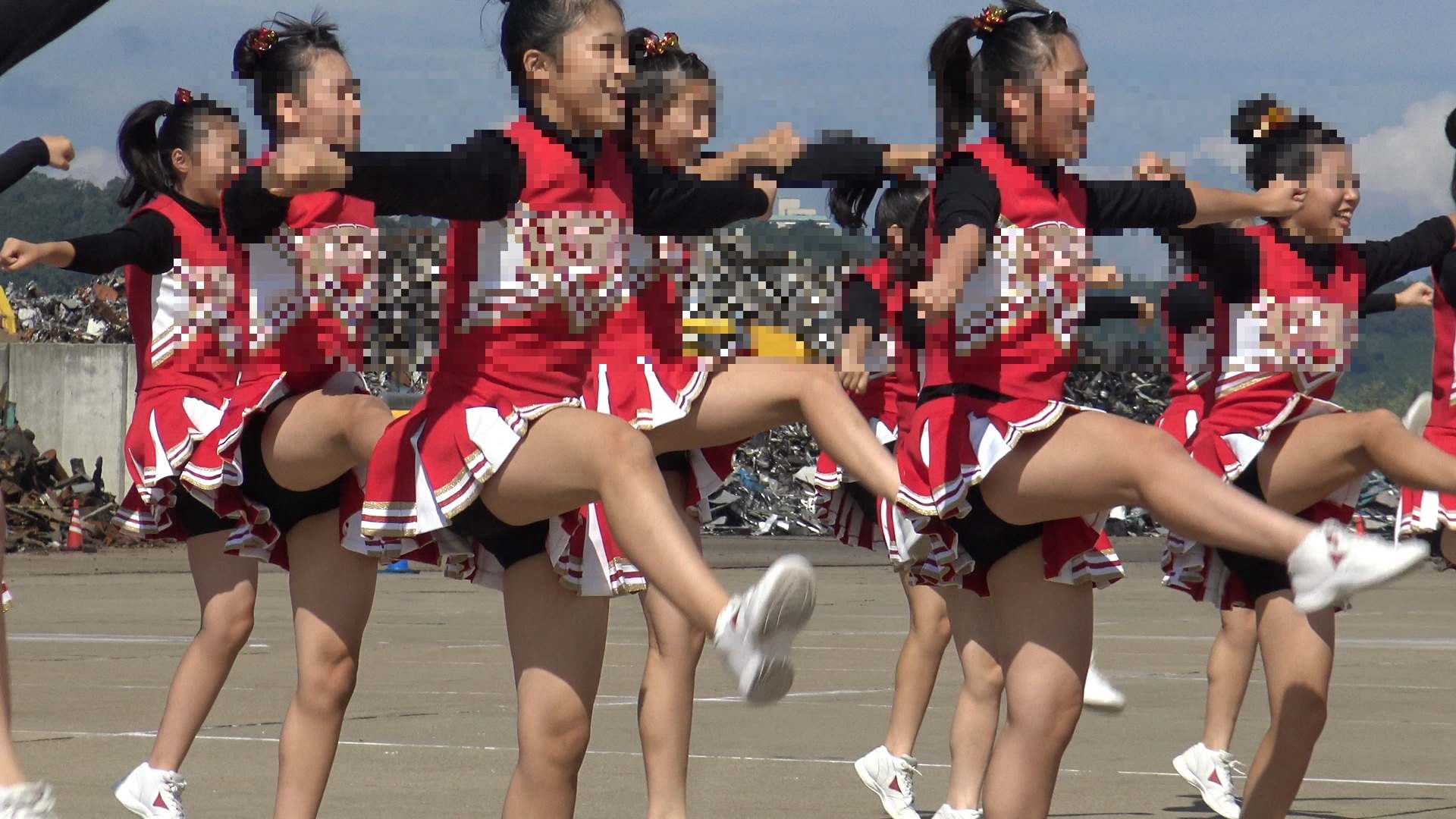 夏の港湾イベント演技（お顔がとても可愛いKチアちゃん）