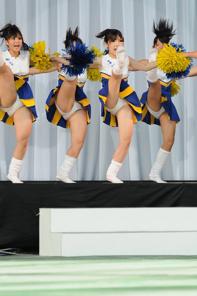 伝説のイベント参加　かわいすぎ無敵のチア①　～キラキラ笑顔で透き通る肌 揺れるポニーテールの眩しいチアチーム～