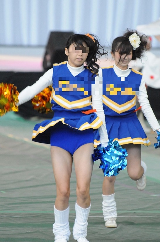 伝説のイベント参加　かわいすぎ無敵のチア②　～王道の青ア〇スコが丸見え　青春まっただ中のチアチーム～