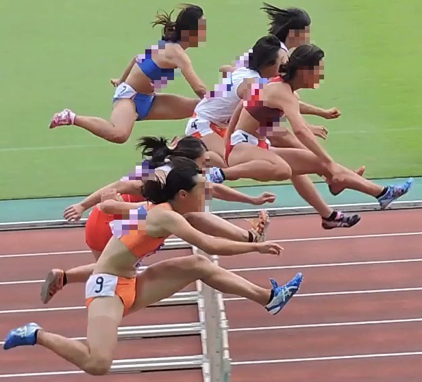 日本学生陸上競技選手権大会女子100mH【スローモーション動画】スポーツ編 3作品セット販売 3127 3118 3121