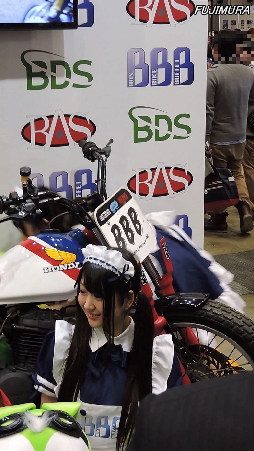 撮影タイムメイド服コンパニオン2015モーターサイクルショー【動画】イベント編 1225 gallery photo 2