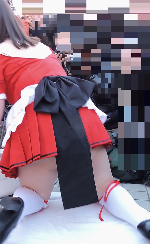 コスプレ2017冬ブラが見えてますｗこれは乳輪？【動画】イベント編 3842