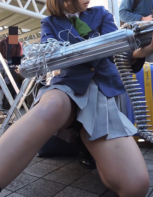 コスプレ2016冬スカートの中見えちゃってますｗ制服【動画】イベント編 2878 gallery photo 2