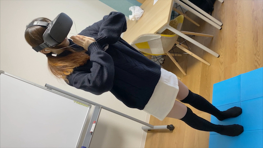 【職場VR悪戯】 あだ名は「乳牛」！！冷徹事務員への想い（私服の時の撮影）