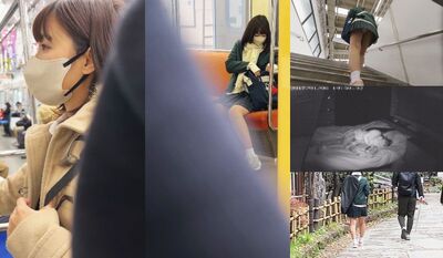 電車隠撮、お店で隠撮…中出し、シコってぶっかけ「色黒スポーツ女子」