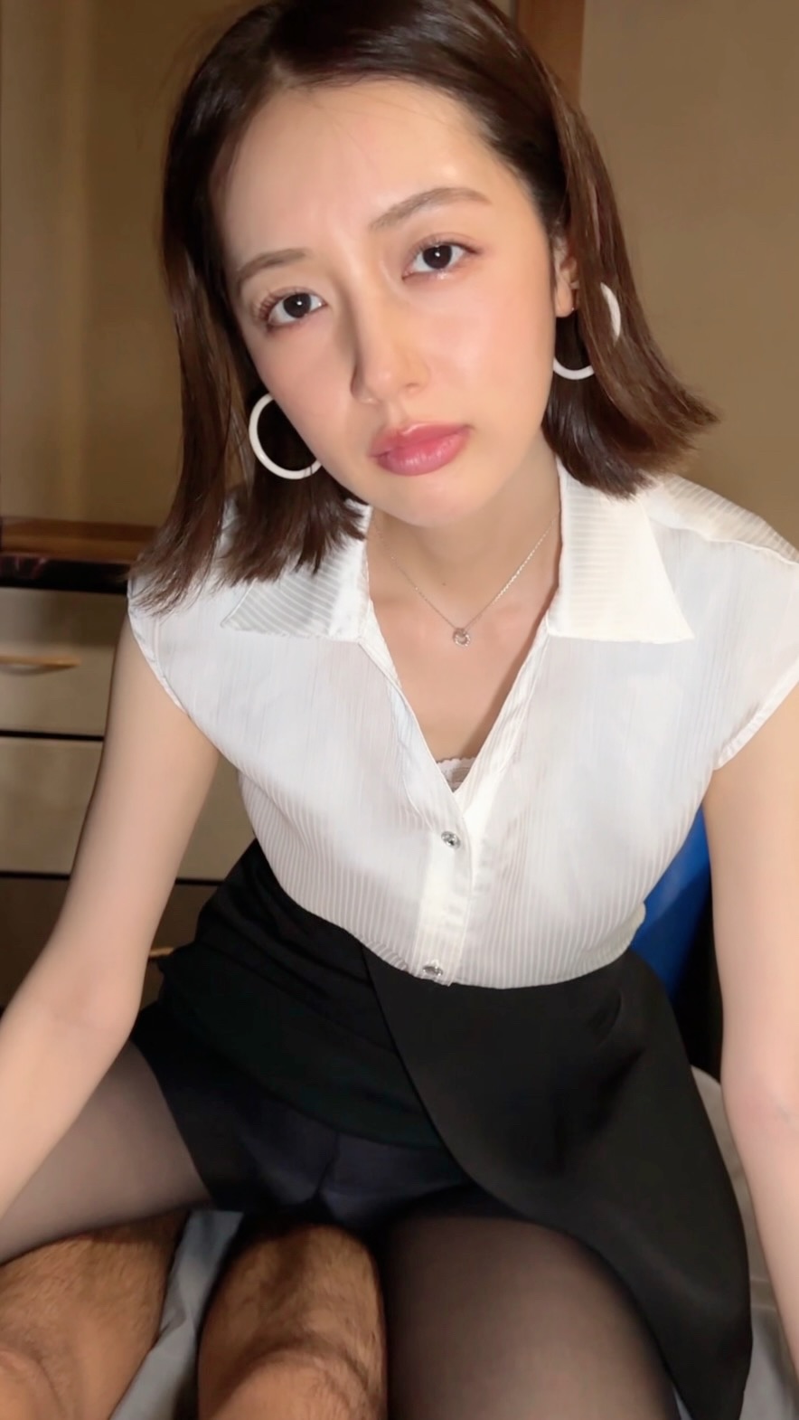 嫌々精子ごっくんフェラチオさせました。