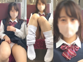 隠されたけどかわいかったのとルーズだったので頼み込み、撮影バレ[Train][逆さ][顔出し][４K][特典あり]