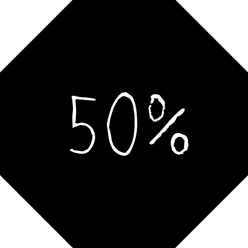 50％