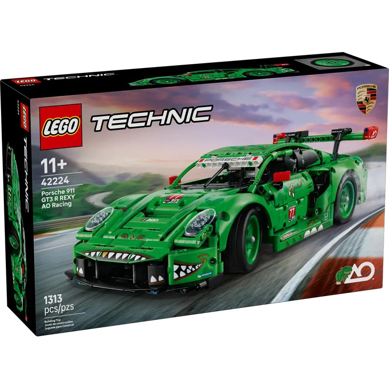 PChome聯名紅利點數-LEGO 科技 Porsche 911 GT3 R REXY AO Racing 賽車
