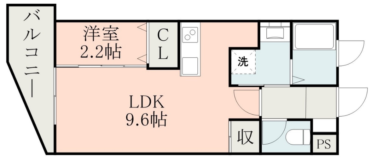 Ｃａｓａ　Ｃｕｏｒｅ １０２号室