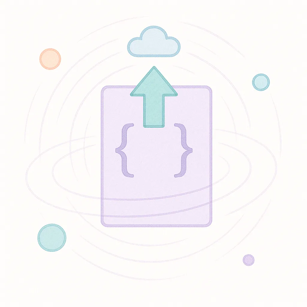 Visual representation of uploading an OpenAPI specification