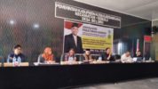 Sekertaris Komisi I DPRD Kaltim, Salehuddin saat menghadiri Acara Sosialisasi Perda Nomor 9 Tahun 2023 tentang Penyelenggaraan Pendidikan Pancasila dan Wawasan Kebangsaan di Beloro, Sabtu (26/7/2025).