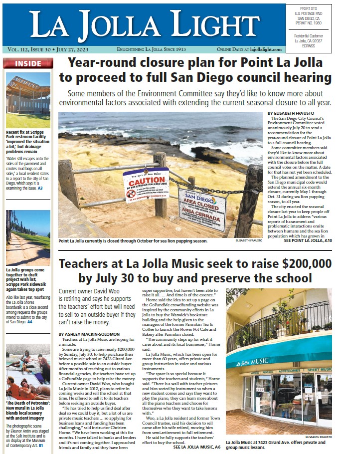 Year-round closure plan for Point La Jolla to proceed to full San Diego  council hearing - La Jolla Light