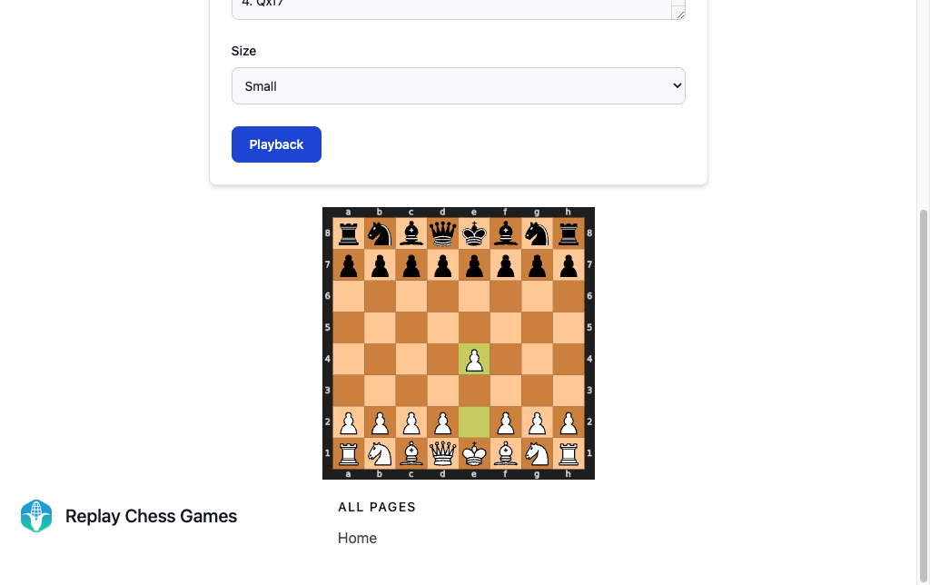 Preview screenshot of Chess Replay