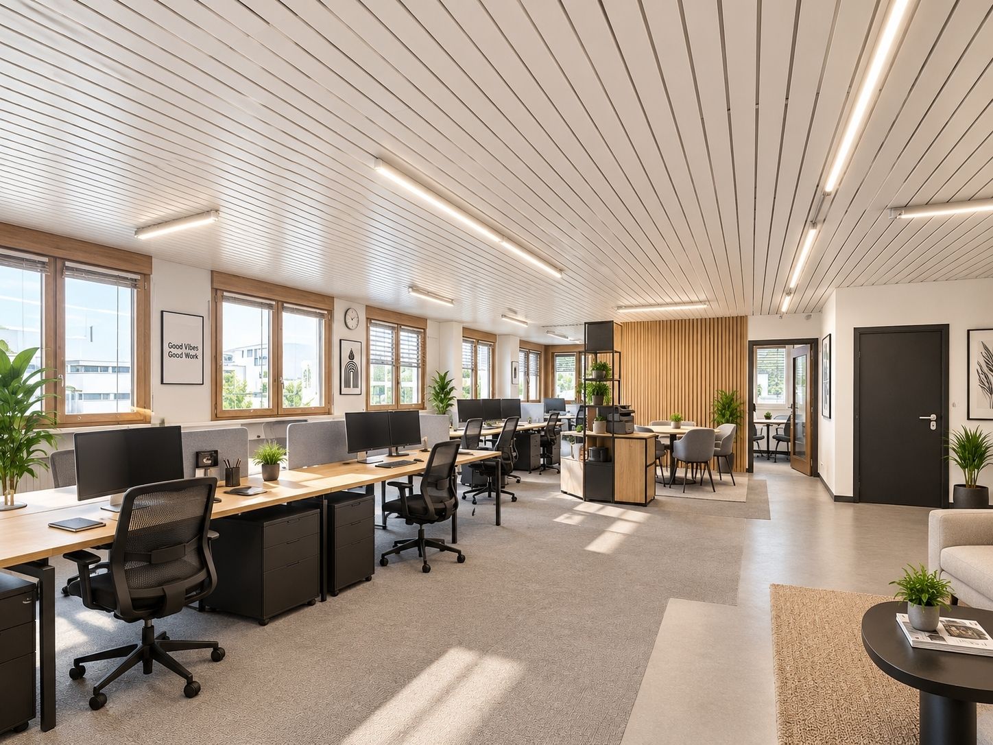 MORGES – Belle opportunité pour votre entreprise : 250 m² modulables avec vue sur le lac