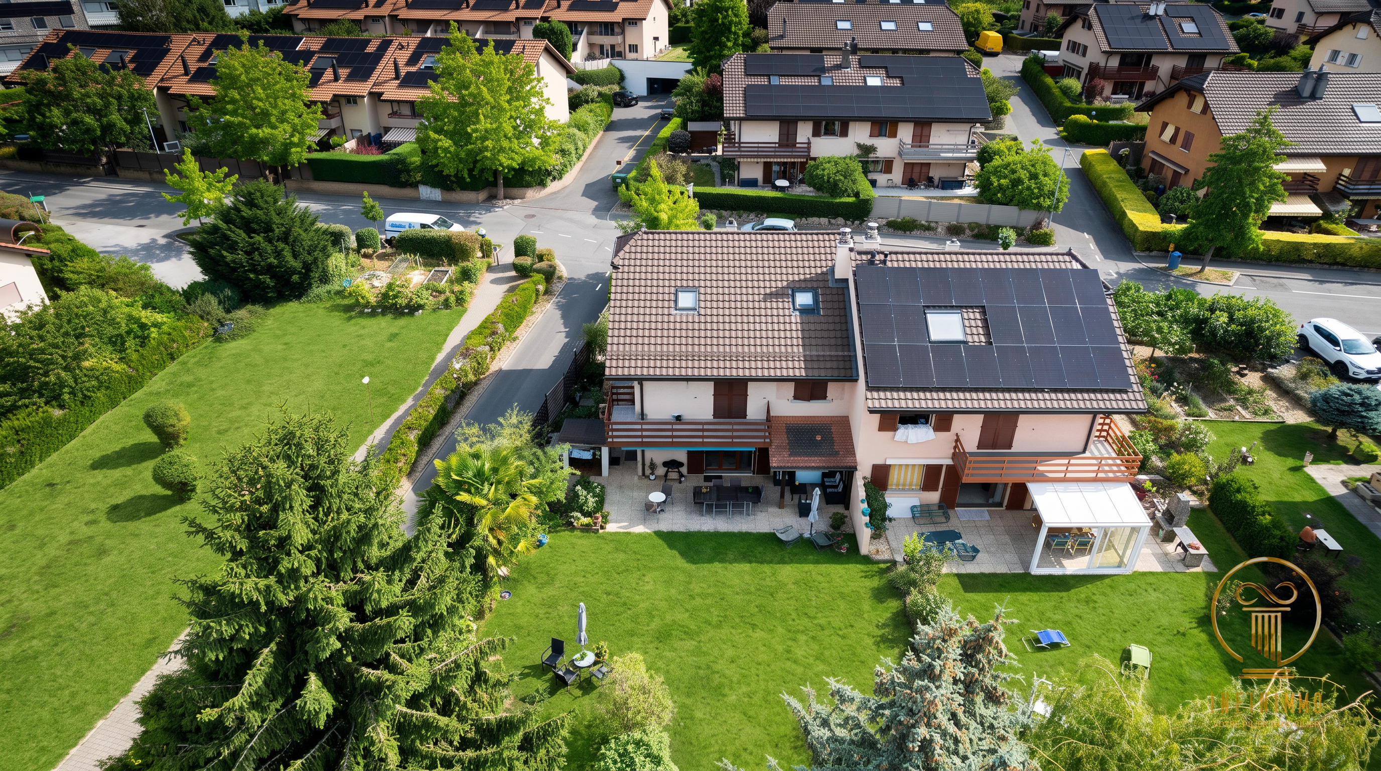 RENENS - Villa mitoyenne de 5.5 p. avec grand jardin. Pas inscrite dans une PPE.
