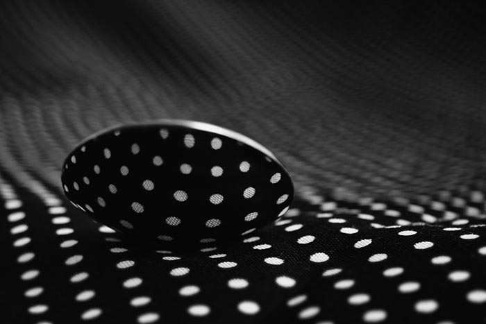 Polka Dots Reflection on a spoon