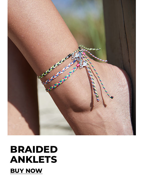 Braided anklets. Buy Now