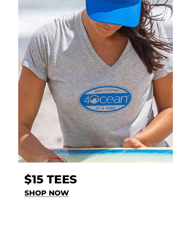 $15 tees. Shop now