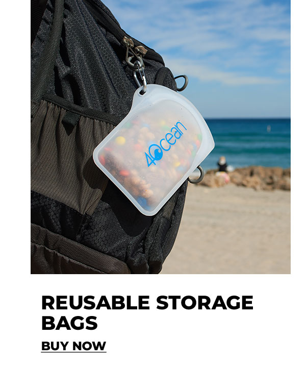 4ocean x Stasher Reusable Storage Bags. Buy Now