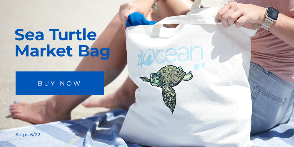 sea turtle market bag. shop now