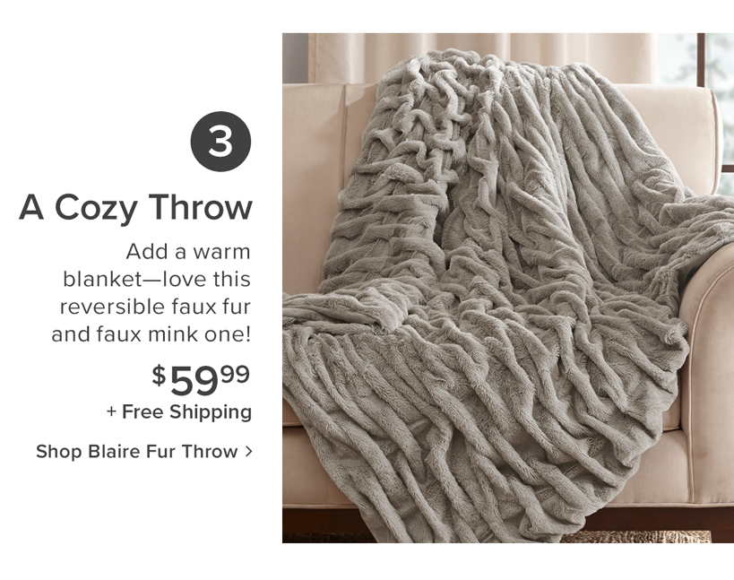 Shop Blaire Throw Gray