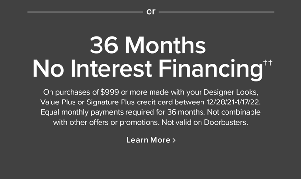 Financing options